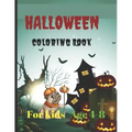 Halloween coloring book for kids: Age 4-8