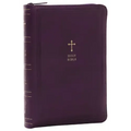 KJV Holy Bible: Compact with 43,000 Cross References, Purple Leathersoft with Zipper, Red Letter, Comfort Print: King James Version