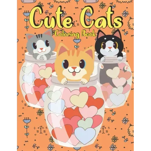 Cute Cats Coloring Book: for kids to color 30 cats drawing . the perfect gift for children