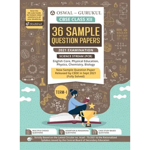 36 Sample Question Papers Science Stream (PCB): CBSE Class 12 for Term-I November 2021 Examination
