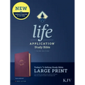 KJV Life Application Study Bible, Third Edition, Large Print (Leatherlike, Purple, Red Letter)