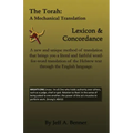 The Torah: A Mechanical Translation - Lexicon and Concordance