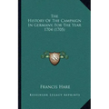 The History Of The Campaign In Germany, For The Year 1704 (1705)