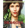 Adult Coloring Books Dragons: Life Escapes Grayscale Adult Coloring Books 48 grayscale coloring pages dragons, fantasy, fire breathing dragons, flyi