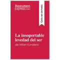 La insoportable levedad del ser de Milan Kundera (Guía de lectura): Resumen y análisis completo