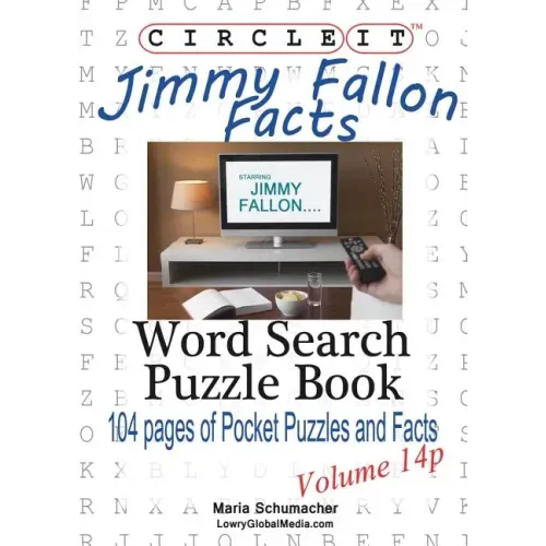 Circle It, Jimmy Fallon Facts, Pocket Size, Word Search, Puzzle Book