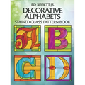 Decorative Alphabets Stained Glass Pattern Book