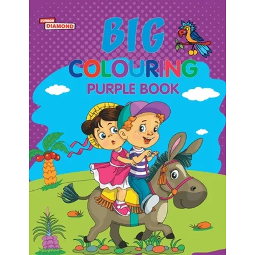 Big Colouring Purple Book for 5 to 9 years Old Kids Fun Activity and Colouring Book for Children
