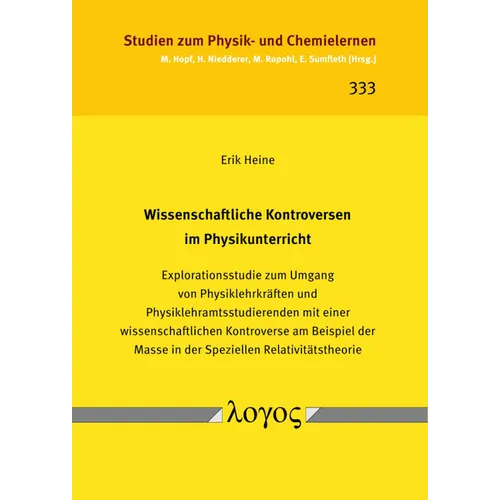 Wissenschaftliche Kontroversen Im Physikunterricht: Explorationsstudie Zum Umgang Von Physiklehrkraften Und Physiklehramtsstudierenden Mit Einer Wisse