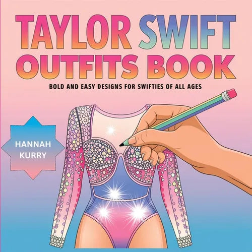 Taylor Swift Outfits Coloring Book: Bold and Easy Designs for Swifties of All Ages - Paperback
