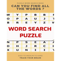 Puzzle Word Search Book Can You Find All the Words ? Easy to Medium to Hard Train Your Brain: Word Search Puzzle Book for Adults, large print word sea
