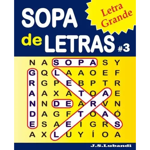 SOPA de LETRAS #3 (Letra Grande)