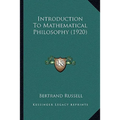 Introduction To Mathematical Philosophy (1920)