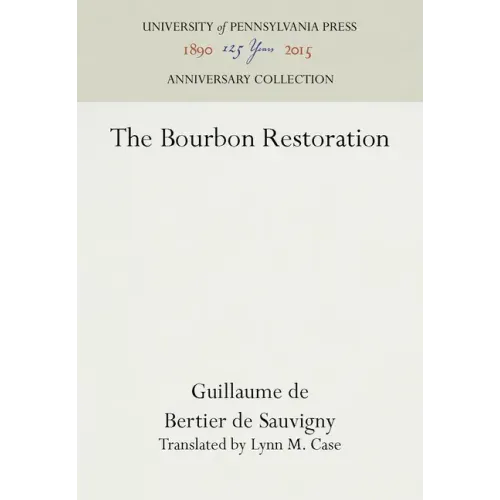 The Bourbon Restoration