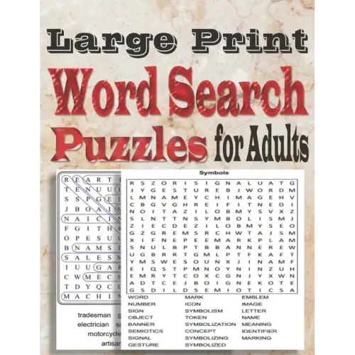 Large Print Word Search Puzzles for Adults: Word search book with a massive 100 themed puzzles to enjoy