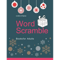 Christmas Word Scramble Books for Adults: Large Print: Holiday word scramble puzzle books for adults