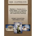 Stephen L. Kreznar Et Al. V. United States. U.S. Supreme Court Transcript of Record with Supporting Pleadings
