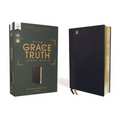Nasb, the Grace and Truth Study Bible (Trustworthy and Practical Insights), Leathersoft, Navy, Red Letter, 1995 Text, Comfort Print