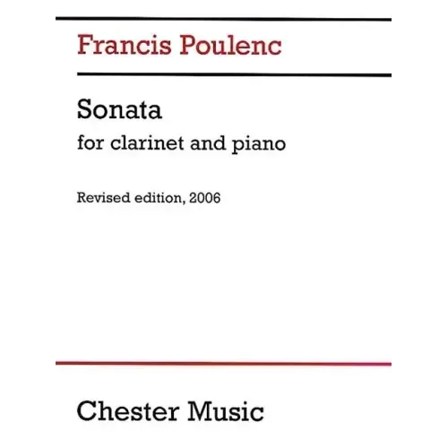 Sonata for Clarinet and Piano: Revised Edition, 2006