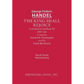 The King Shall Rejoice, HWV 260: Vocal score