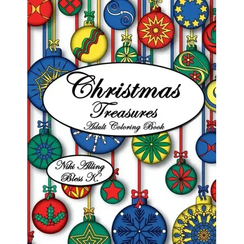 Christmas Treasures: Adult Coloring Book
