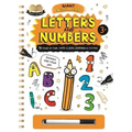 Help with Homework Letters & Numbers: Giant Wipe-Clean Workbook for 3+ Year-Olds