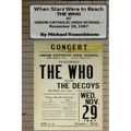 When Stars Were In Reach: The Who at Union Catholic High School - November 29, 1967 (Black and White Version)