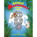 Animal Alphabet Colouring Book: Children's colouring book - learning the ABC with fun