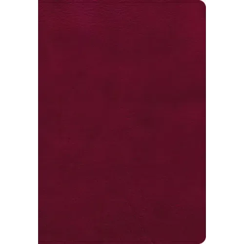 NASB Super Giant Print Reference Bible, Burgundy Leathertouch