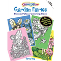Garden Fairies Gemglow Stained Glass Coloring Book