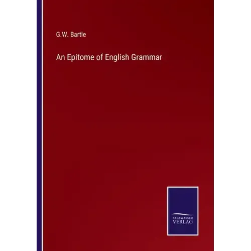 An Epitome of English Grammar