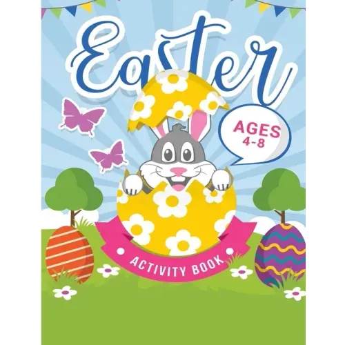 easter activity book: for kids age 4-8 year old