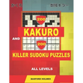200 Kakuro and 200 Killer Sudoku puzzles all levels.: Kakuro 9x9 + 10x10 + 12x12 + 15x15 and Sumdoku 8x8 EASY + 8x8 MEDIUM + 9x9 HARD + 9x9 VERY HARD