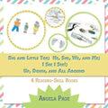Big and Little Toe; He, She, We, and Me; I See I See!; Up, Down, and All Around: 4 Reading Skill Books