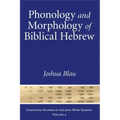 Phonology and Morphology of Biblical Hebrew: An Introduction