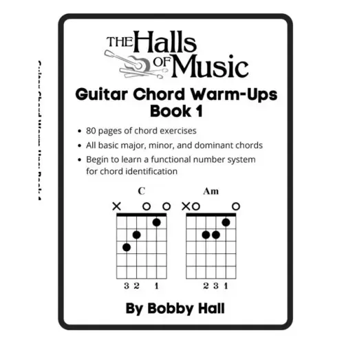 The Halls of Music Chord Warmups for Guitar Book 1