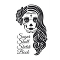 Sugar Skull Sketch Book: Dia De Los Muertos Tatoo Sketchbook - Day Of The Dead Sketching Notebook & Drawing Board For Sugar Skull Makeup Ideas,