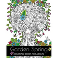 Garden Spring coloring books for Adults: An Adult coloring Book Flower and Animal Design