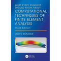 What Every Engineer Should Know about Computational Techniques of Finite Element Analysis