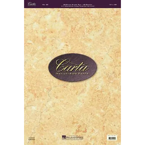 Carta Manuscript Paper No. 23 - Professional