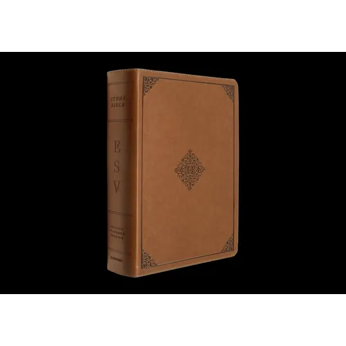 ESV Study Bible (Trutone, English Saddle, Ornament Design)