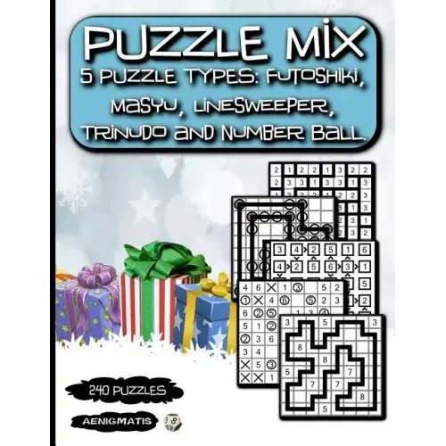 Puzzle Mix: 5 Puzzle types: Futoshiki, Masyu, Linesweeper, Trinudo and Number Ball.