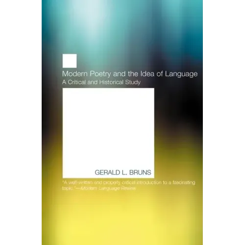 Modern Poetry and the Idea of Language