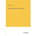 Annual Message of Lucius Fairchild