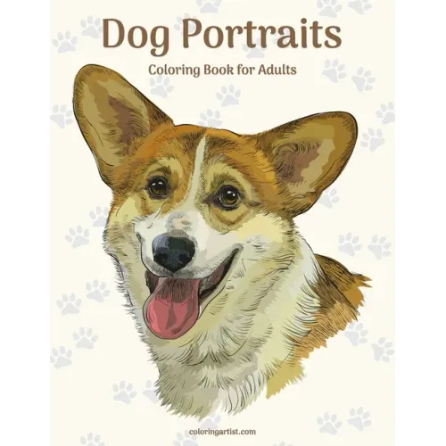Dog Portraits Coloring Book for Adults