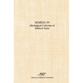 Semeia 59: Ideological Criticism of Biblical Texts