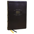 KJV Holy Bible with Apocrypha and 73,000 Center-Column Cross References, Black Leathersoft, Red Letter, Comfort Print (Thumb Indexed): King James Vers