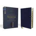 Niv, Thompson Chain-Reference Bible, Large Print, Leathersoft, Navy, Thumb Indexed, Red Letter, Comfort Print