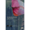 Possibilities of Lyric: Reading Petrarch in Dialogue