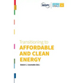 Transitioning to Affordable and Clean Energy